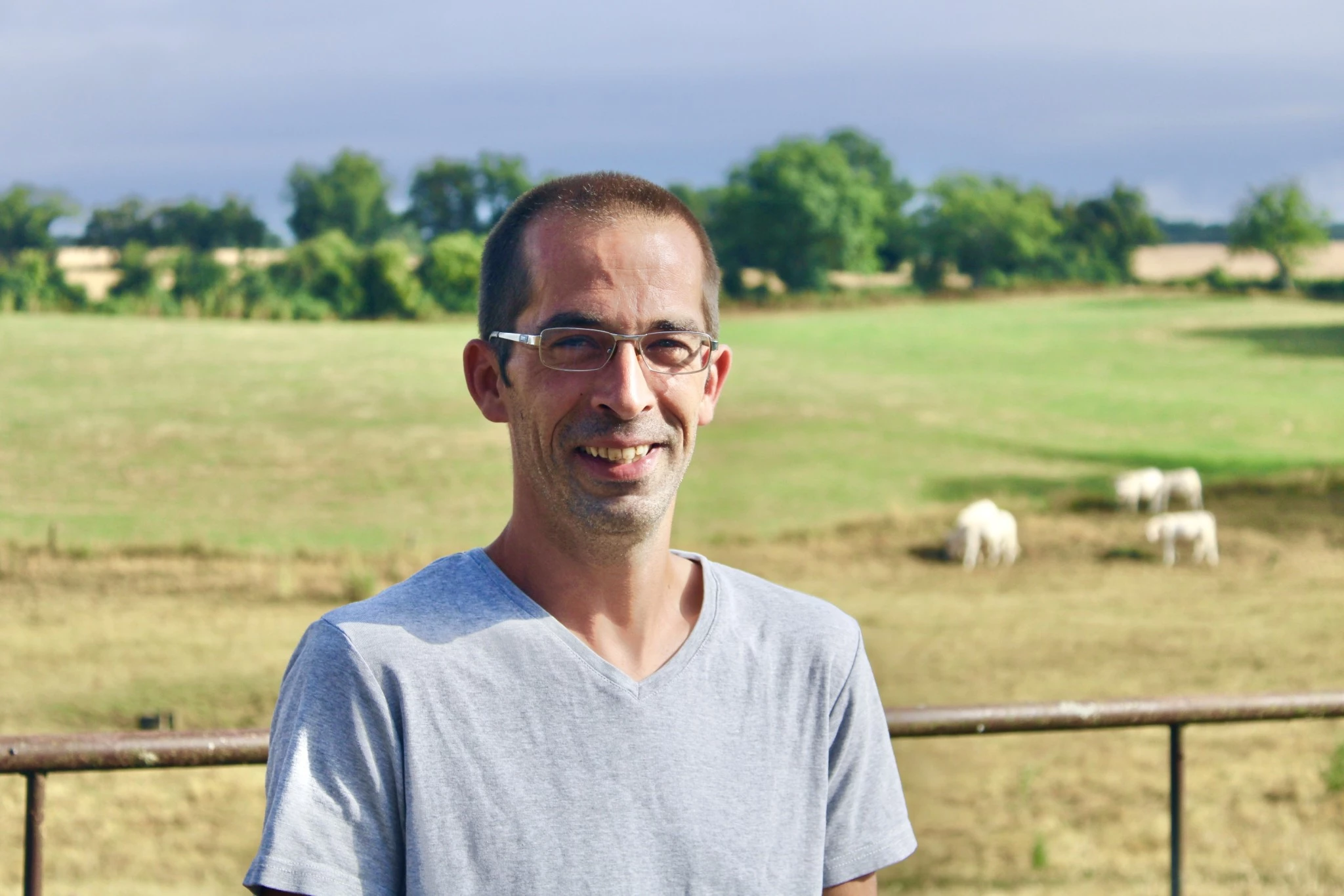 Guillaume Herbemont, agriculteur à Servandet et membre du GDA Centre Nivernais.