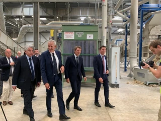 La coopérative La Chanvrière, dans l'Aube, inaugure un nouveau site industriel